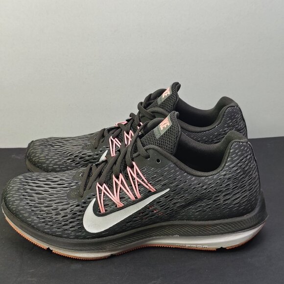 Nike Zoom Winflo 5 Women's Size 8 Gray Pink Lightweight Running Shoes AA7414-004 - Picture 4 of 10